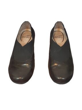 Dansko black shimmering women's clogs size 39